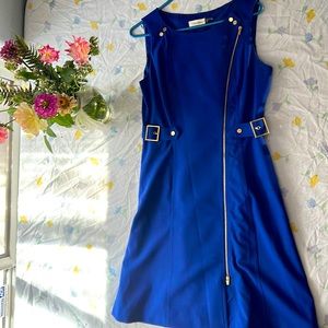 Rich blue Calvin Klein dress